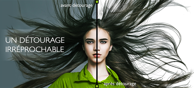 Détourage cheveux