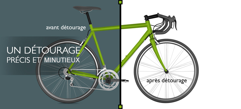 Détourage vélo